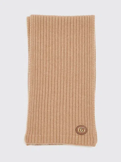 Gucci Scarf Woman In Brown