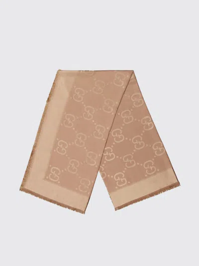 Gucci Scarf Woman  In Brown