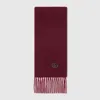 Gucci Schal Aus Kaschmir Mit Patch