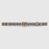 Gucci Gg Marmont Thin Belt In Beige