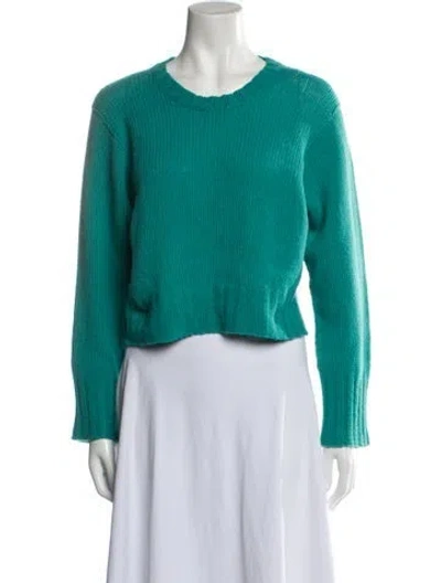 Pre-owned Gucci Scoop Neck Sweater In Blue