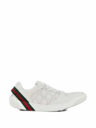 Gucci Screener 3.0 Sneakers In White