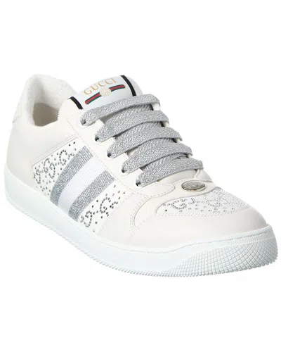 Gucci Screener Canvas & Leather Sneaker