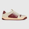 Gucci Women's Gg Crystal Screener Sneaker In Neutral