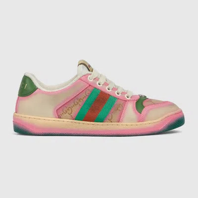 Gucci Screener Damensneaker Mit Siebdruck In Multi