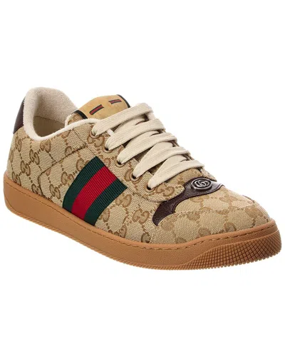 Gucci Screener Gg Canvas Sneaker In Neutral