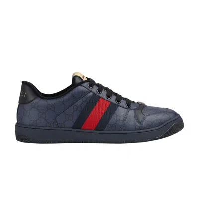 Pre-owned Gucci Screener 'gg Supreme - Dark Blue Red'