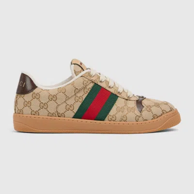 Gucci Screener Herrensneaker Mit Distressed-effekt In Multi