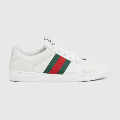 Gucci Screener Herrensneaker In White