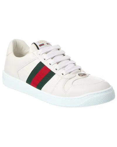 GUCCI GUCCI SCREENER LEATHER SNEAKER