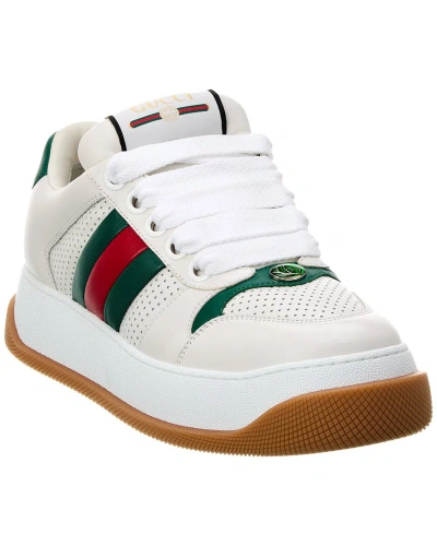 GUCCI GUCCI SCREENER LEATHER SNEAKER