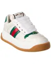 GUCCI GUCCI SCREENER LEATHER SNEAKER