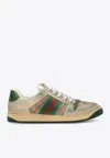 Gucci Screener Logo-embellished Low-top Sneakers In Multi
