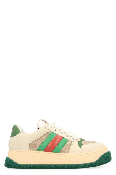 Gucci Screener Low-top Sneakers In Pink