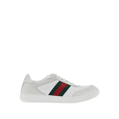 Gucci 'screener' Nylon And Leather Sneakers In Multi