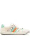Gucci Multi Color Multi Color Screener Sneakers In Nude