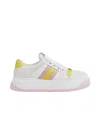 Gucci Screener Platform Sneakers In White