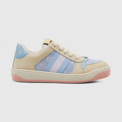 Gucci Kids' Screener Sneaker In Blue
