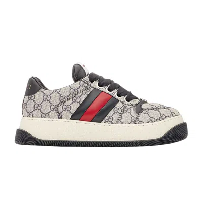 Pre-owned Gucci Screener Sneaker 'gg Monogram - Multi' | Cream | Men's Size 7 In White