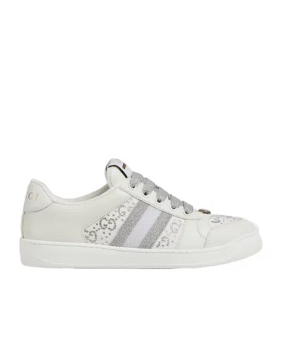 Gucci Screener Sneaker In White