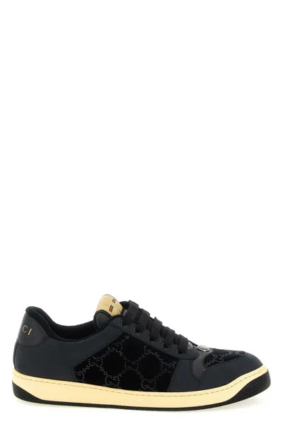 Gucci 'screener' Sneakers In Black