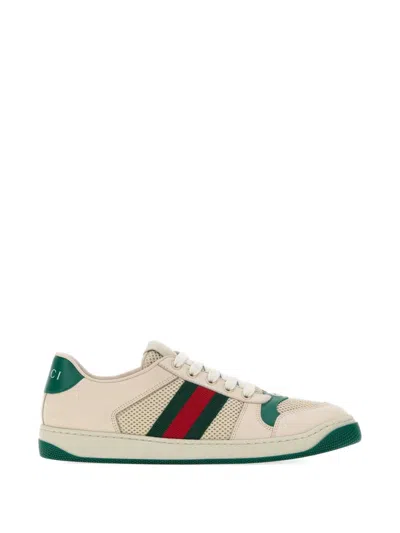 Gucci Screener Sneakers In Animal Print