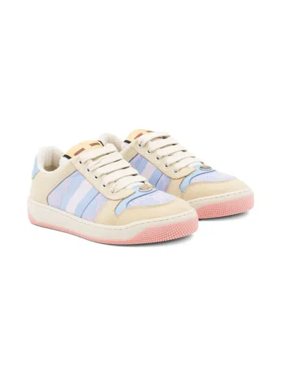 Gucci Kids' Screener Sneakers In Neutral