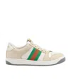 Gucci Screener Leather Sneaker In Nude