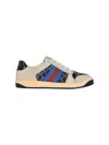Gucci Denim Sneakers Embellished Gg Crystals In Multi
