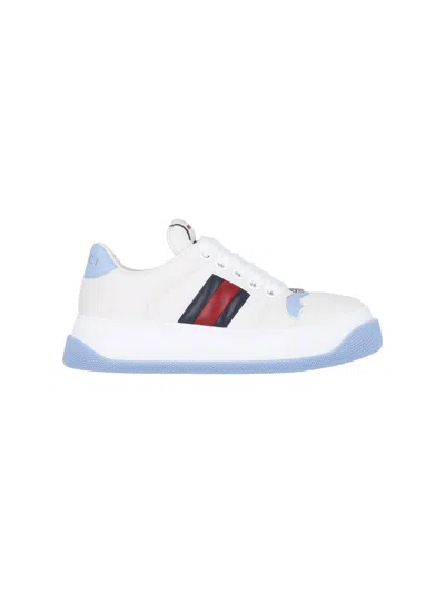 Gucci "screener" Sneakers In White