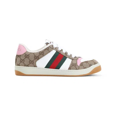 Gucci Screener Sneakers Women In White