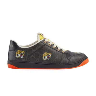 Pre-owned Gucci Screener 'tiger' In Black