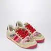 Gucci Screener Trainer In Gg Fabric And Multicolour Details Women In Multi