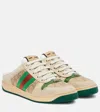 Gucci Screener Web Stripe Sneakers