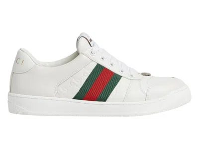 Pre-owned Gucci Screnner (women's) Sneakers In White