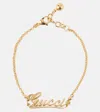 Gucci Script Logo Bracelet In Gold