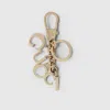Gucci Script Keychain In Gold