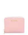 Gucci Script Mini Wallet Pink (authentic Pre-loved) In Pink
