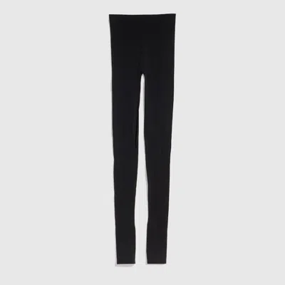 Gucci Seamless Stretch Nylon Jersey Leggings In Black