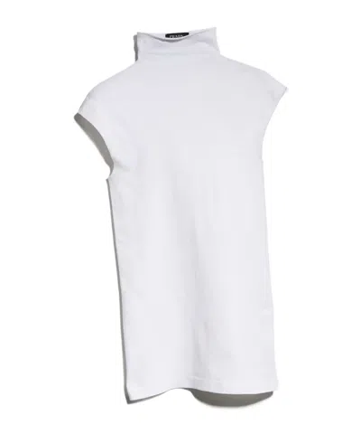 Gucci Seamless Stretch Nylon Jersey Tank Top In White