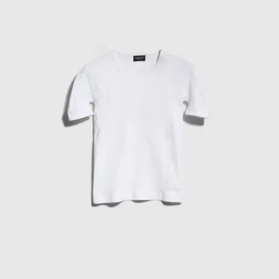 Gucci Seamless Stretch Nylon Jersey T-shirt In White