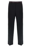 Gucci Midnight Blue Wool Pant In Black