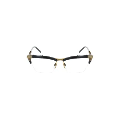 Pre-owned Gucci Semi Rim Cat Eye Sunglasses 'black/transparent' | Women's Size Onesize