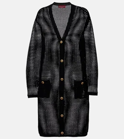 Gucci Semi-sheer Cotton Cardigan