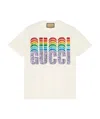 Gucci Sequin-embellished Short-sleeve T-shirt In White