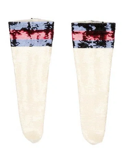 Pre-owned Gucci Sequin Embellished Slipsocks W/tags In Multi