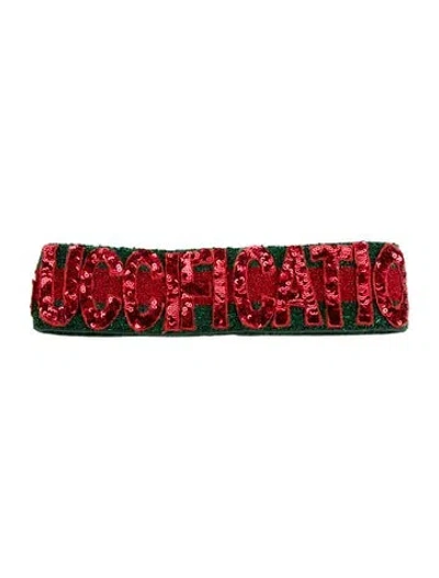 Pre-owned Gucci Sequin Headband In Multi