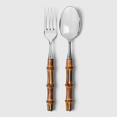 Gucci Set De Service Bamboo In Brown