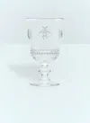 GUCCI SET OF TWO BEE WINE GLASSES