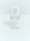 GUCCI SET OF TWO LION WINE GLASSES